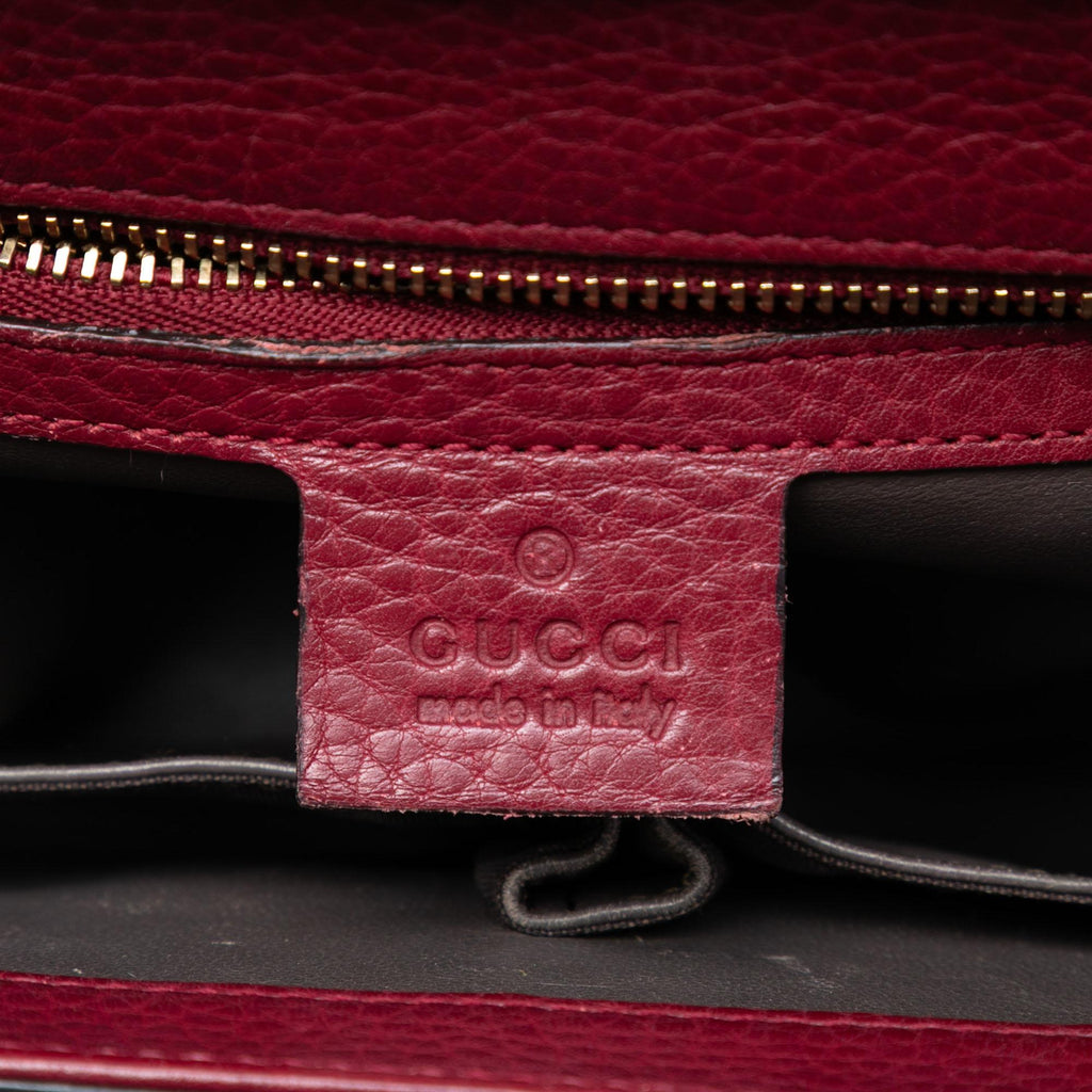 Gucci Medium Leather Miss Bamboo Crossbody