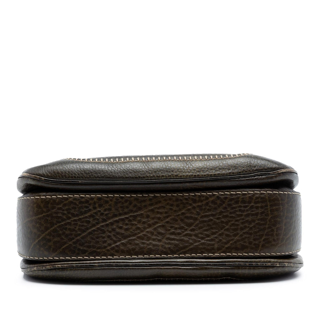 Gucci Medium Leather New Bamboo Satchel