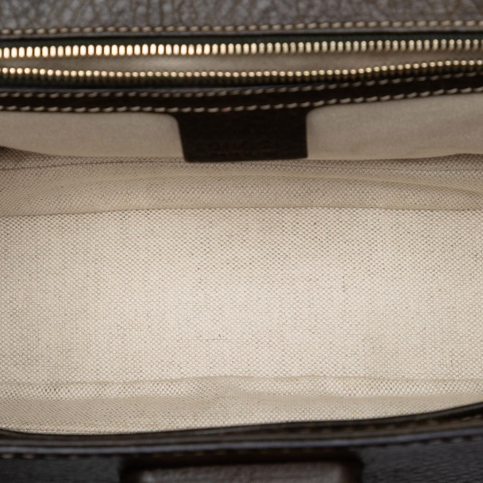 Gucci Medium Leather New Bamboo Satchel