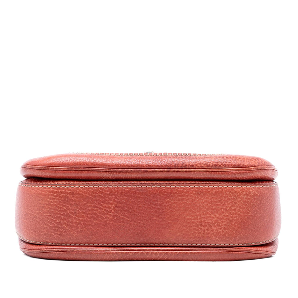 Gucci Medium Leather New Bamboo Satchel