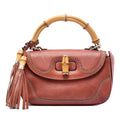 Gucci Medium Leather New Bamboo Satchel