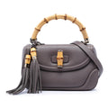 Gucci Medium Leather New Bamboo Satchel