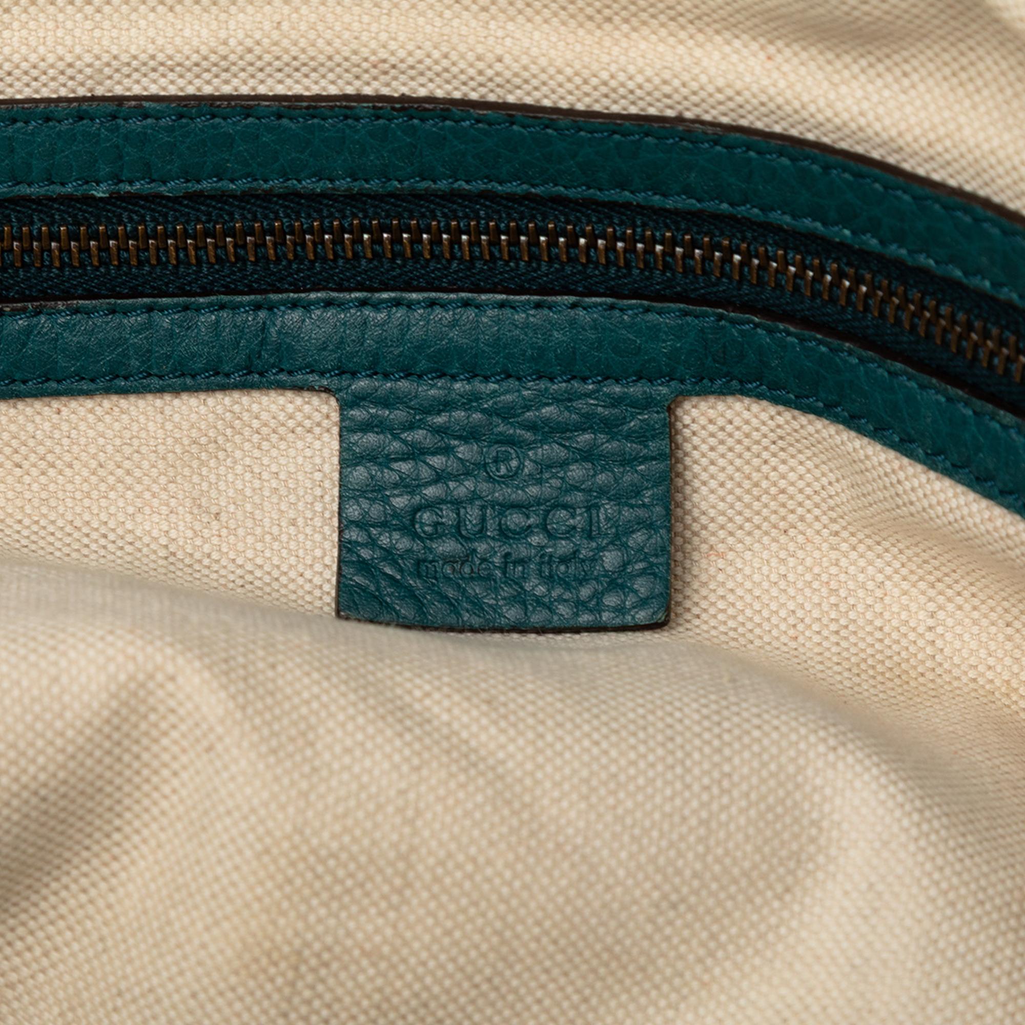 Gucci Medium Leather Ride Top Handle Bag