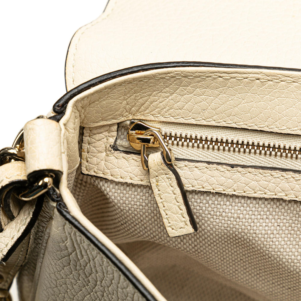 Gucci Medium Leather Soho Chain Flap Crossbody