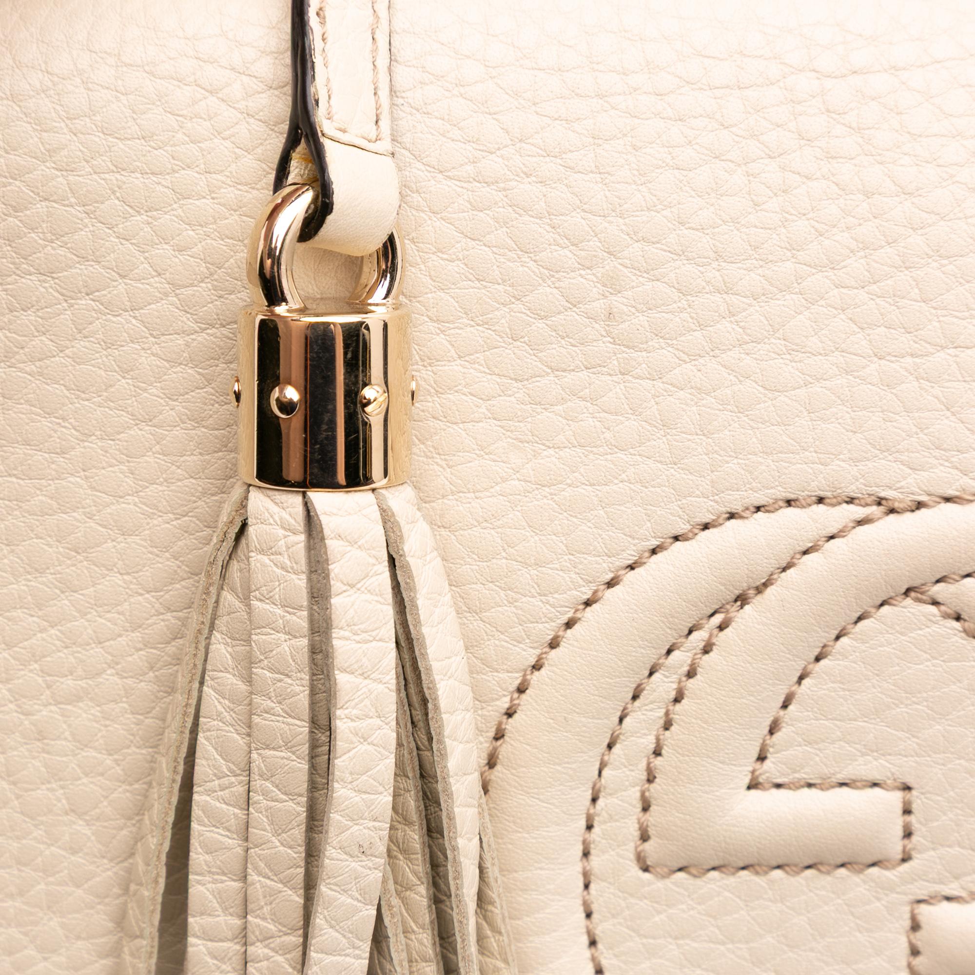 Gucci Medium Leather Soho Chain Flap Crossbody