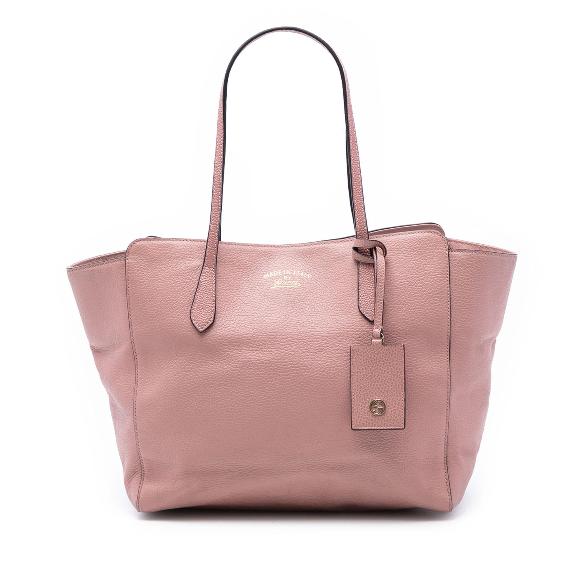 Gucci Medium Leather Swing Tote
