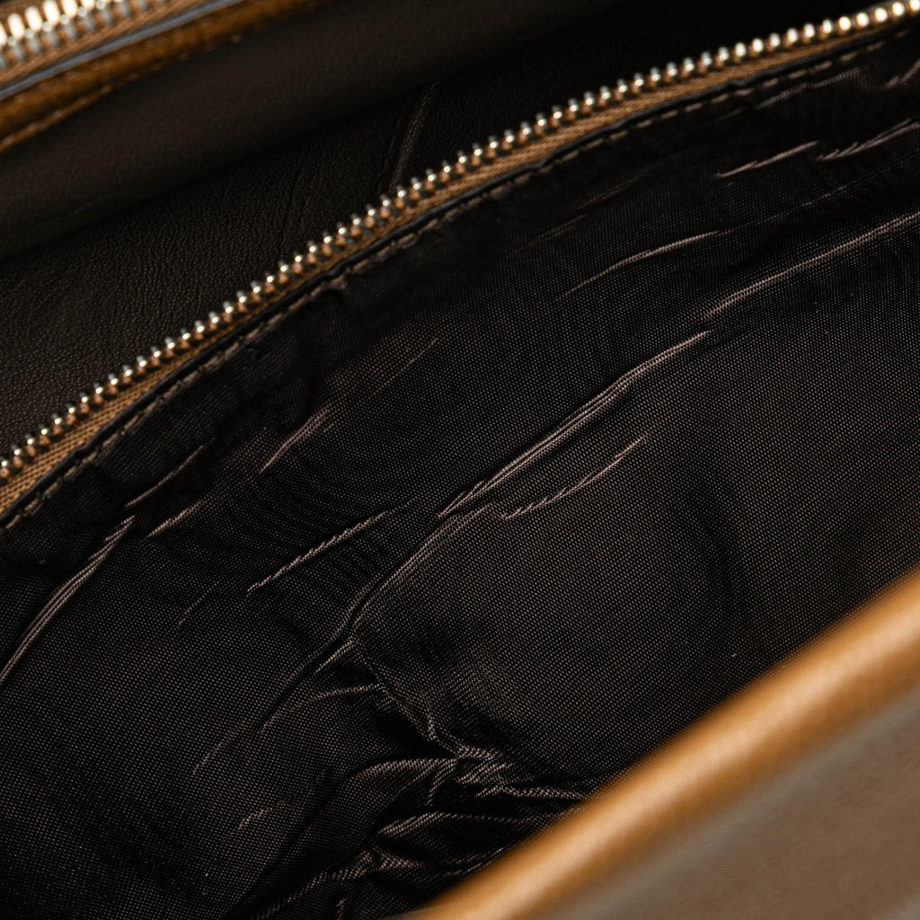 Gucci Medium Leather Zumi Top Handle Bag
