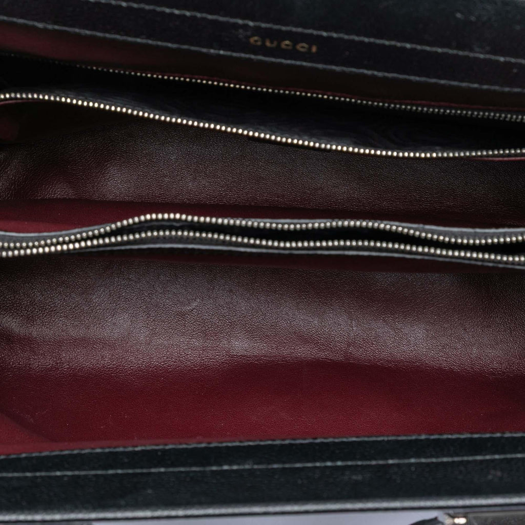 Gucci Medium Leather Zumi Top Handle Bag