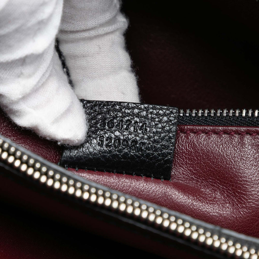 Gucci Medium Leather Zumi Top Handle Bag