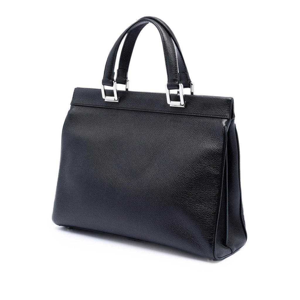 Gucci Medium Leather Zumi Top Handle Bag