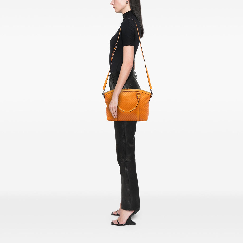 Gucci Medium Microguccissima GG Charm Dome Satchel