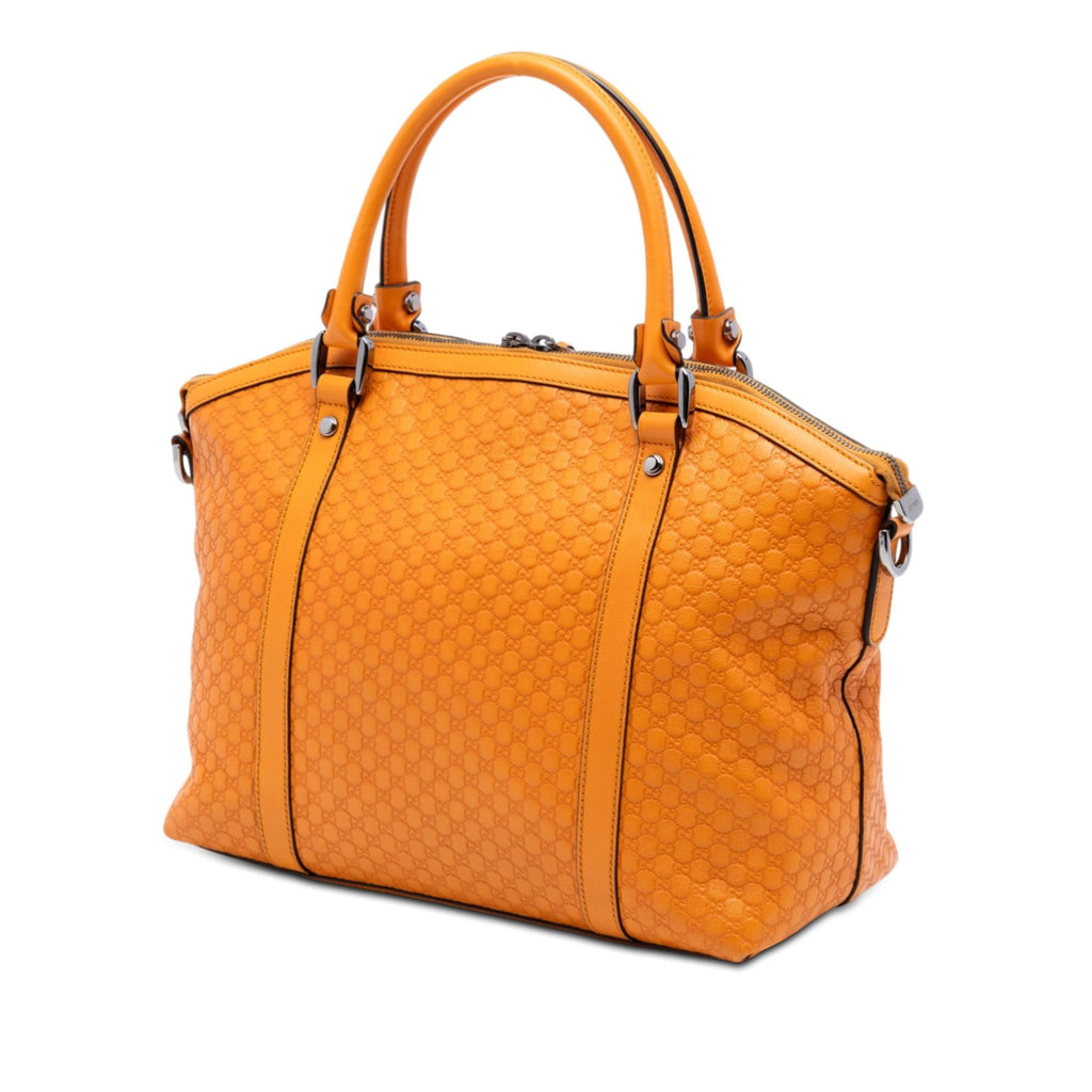 Gucci Medium Microguccissima GG Charm Dome Satchel