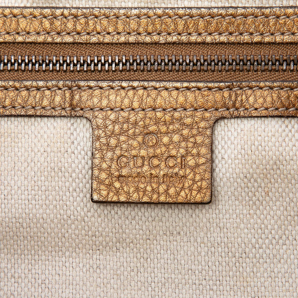 Gucci Medium Ombre Pebbled Calfskin Soho Cellarius Tote