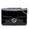Gucci Medium Patent Dollar Interlocking G Crossbody