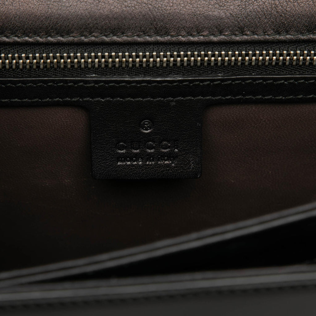 Gucci Medium Patent Dollar Interlocking G Crossbody