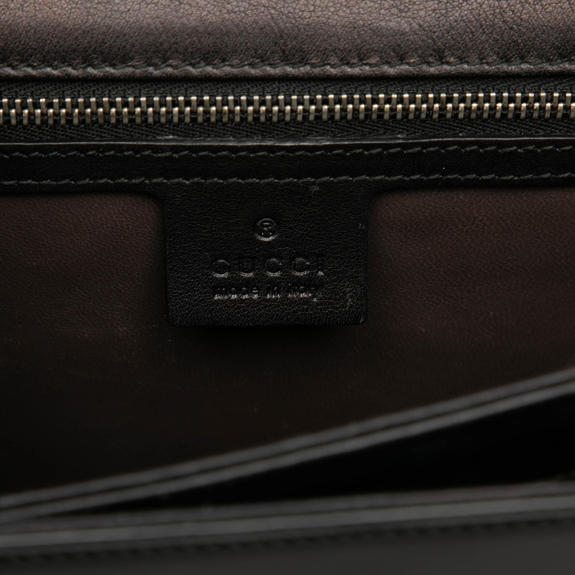 Gucci Medium Patent Dollar Interlocking G Crossbody