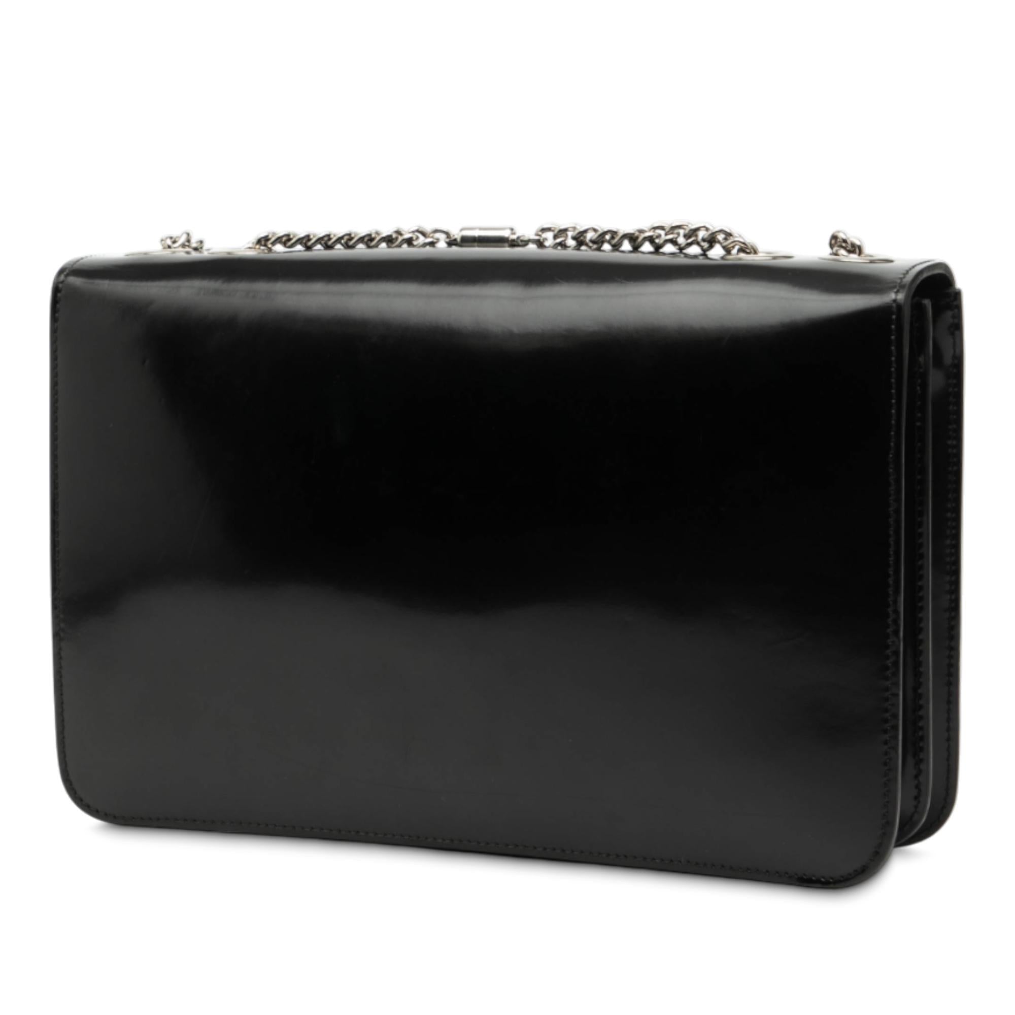 Gucci Medium Patent Dollar Interlocking G Crossbody