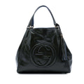 Gucci Medium Patent Soho Cellarius Tote