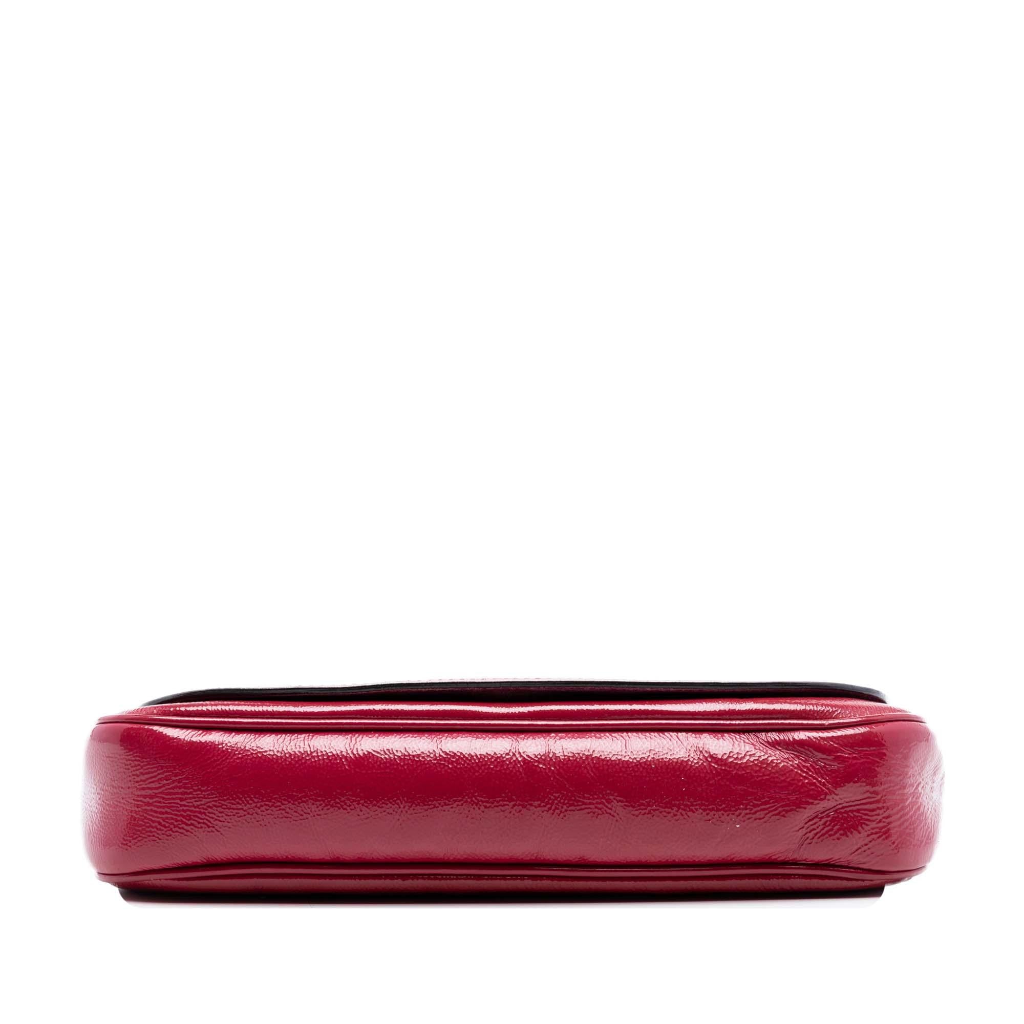 Gucci Medium Patent Soho Chain Flap Crossbody
