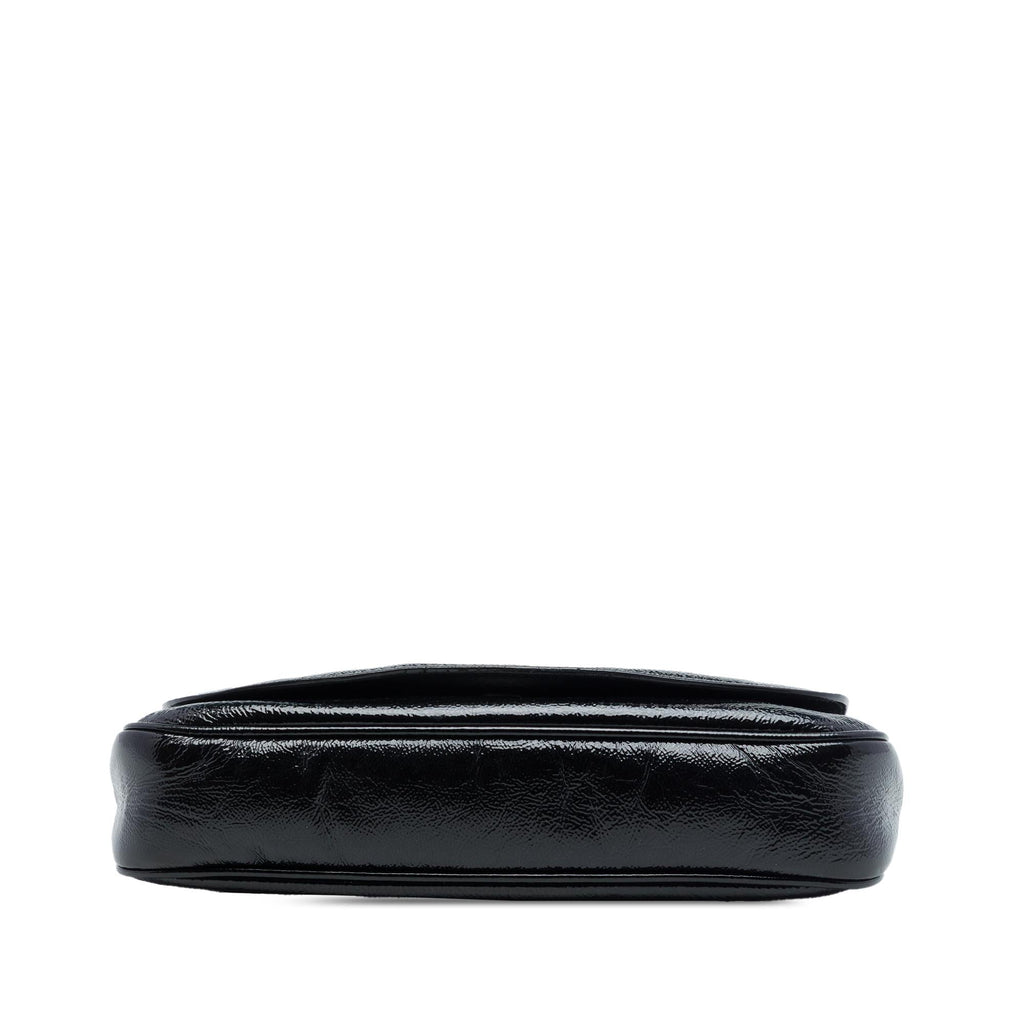 Gucci Medium Patent Soho Chain Flap Crossbody
