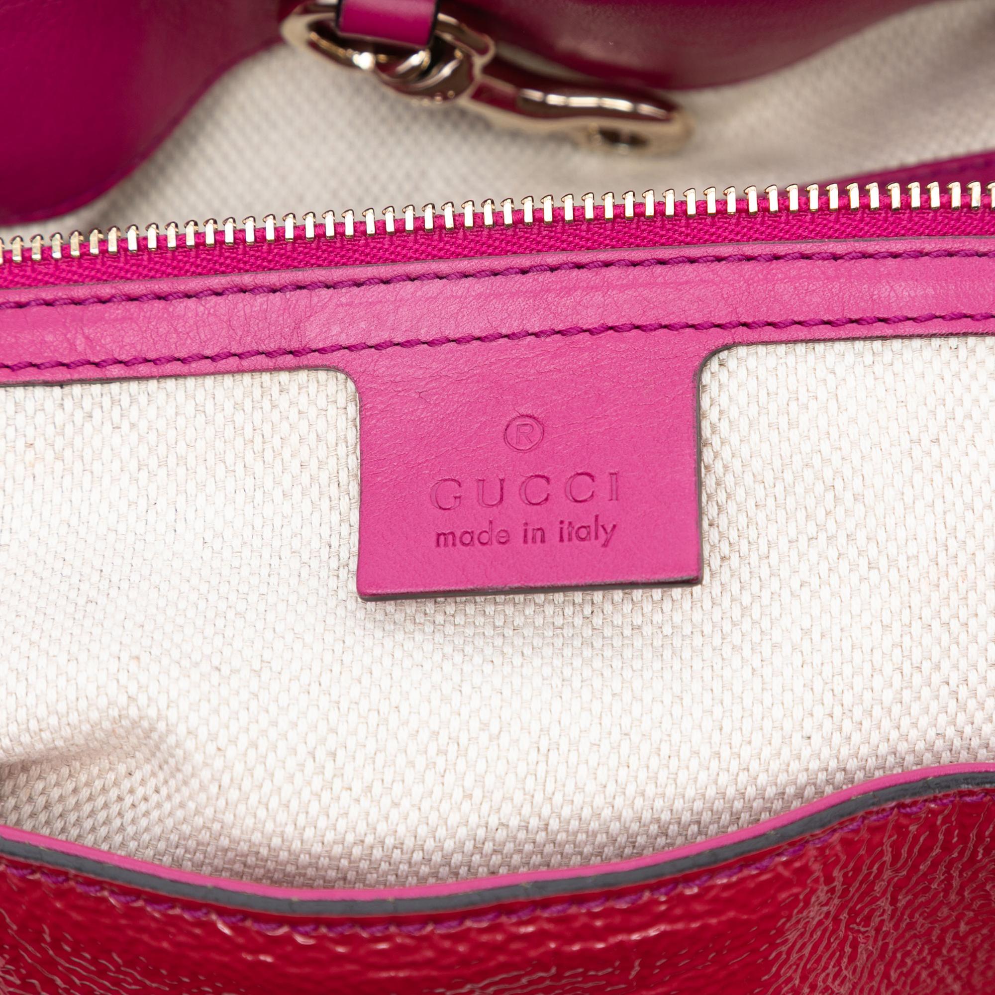 Gucci Medium Patent Soho Chain Tote