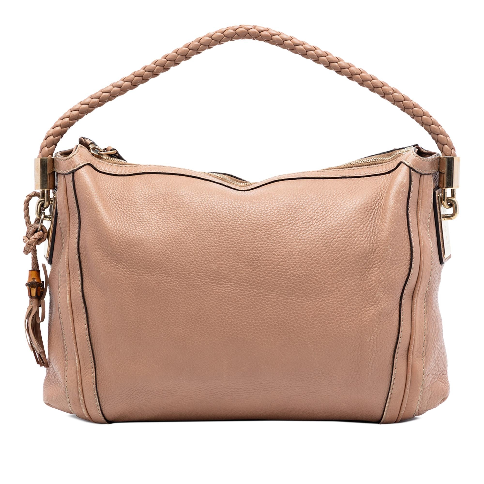 Gucci Medium Pebbled Calfskin Bella Shoulder Bag