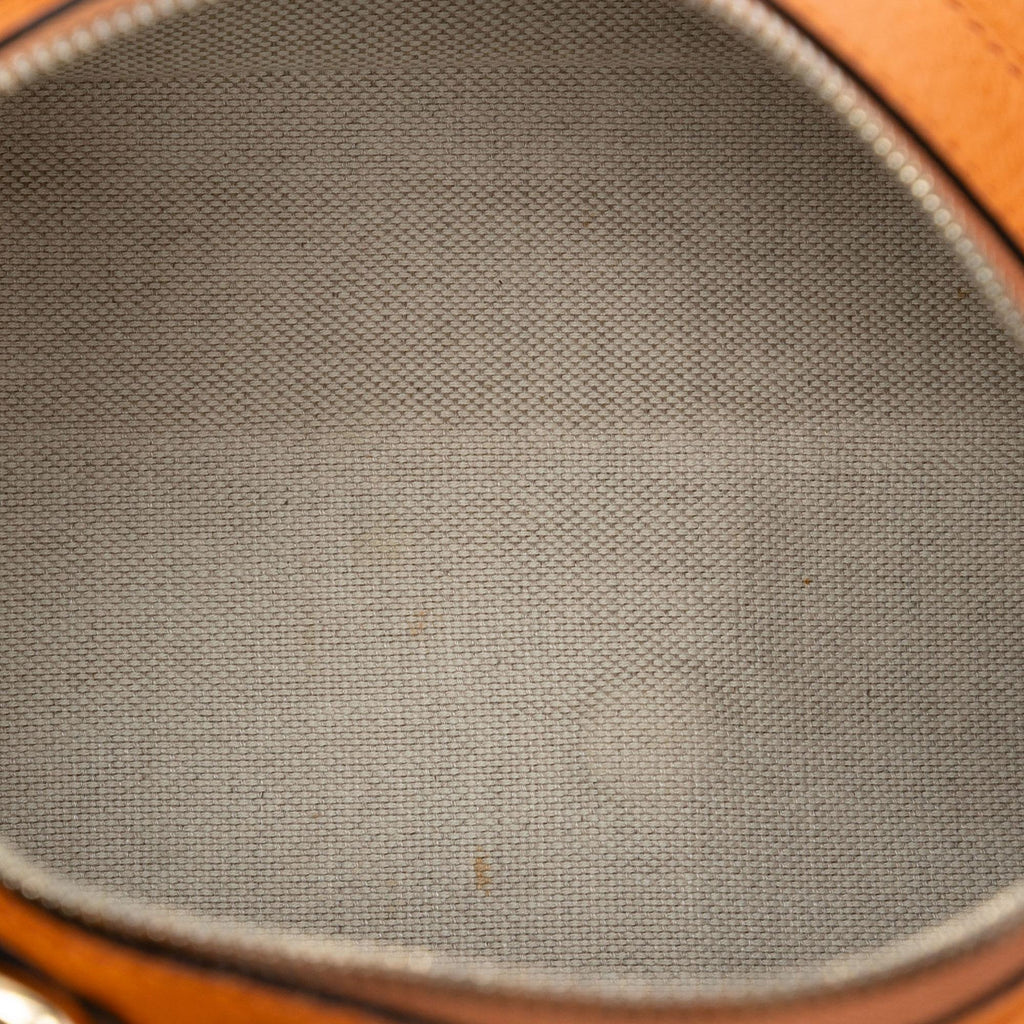 Gucci Medium Pebbled Calfskin Soho Boston Bag