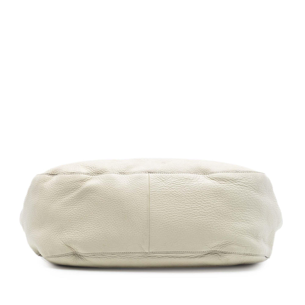 Gucci Medium Pebbled Calfskin Twill Tote