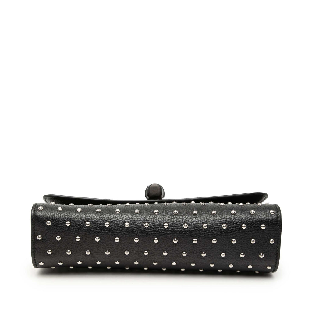 Gucci Medium Studded Leather Miss Bamboo Crossbody