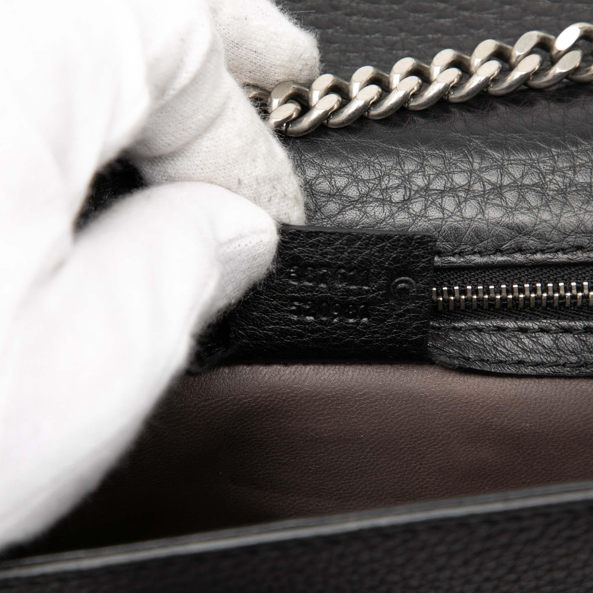 Gucci Medium Studded Leather Miss Bamboo Crossbody