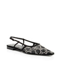 Gucci Mesh Crystal GG Slingback Flats - Size 8.5 / 38.5