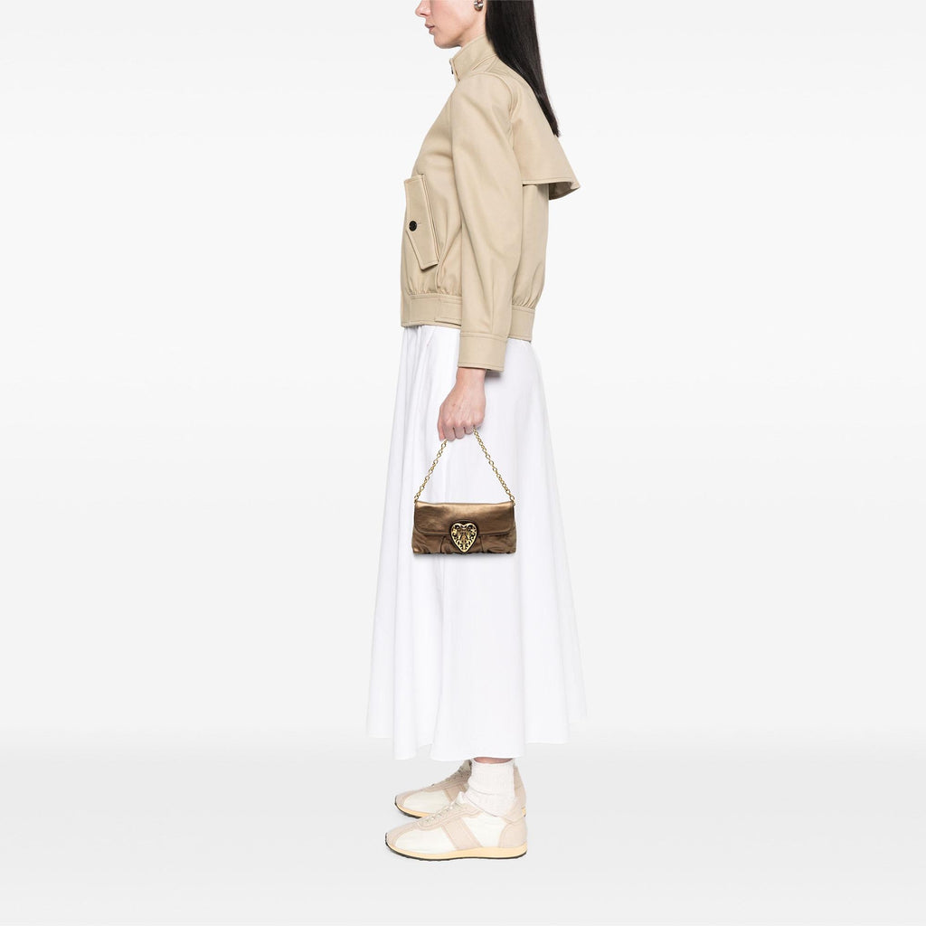 Gucci Metallic Calfskin Hysteria Shoulder Bag