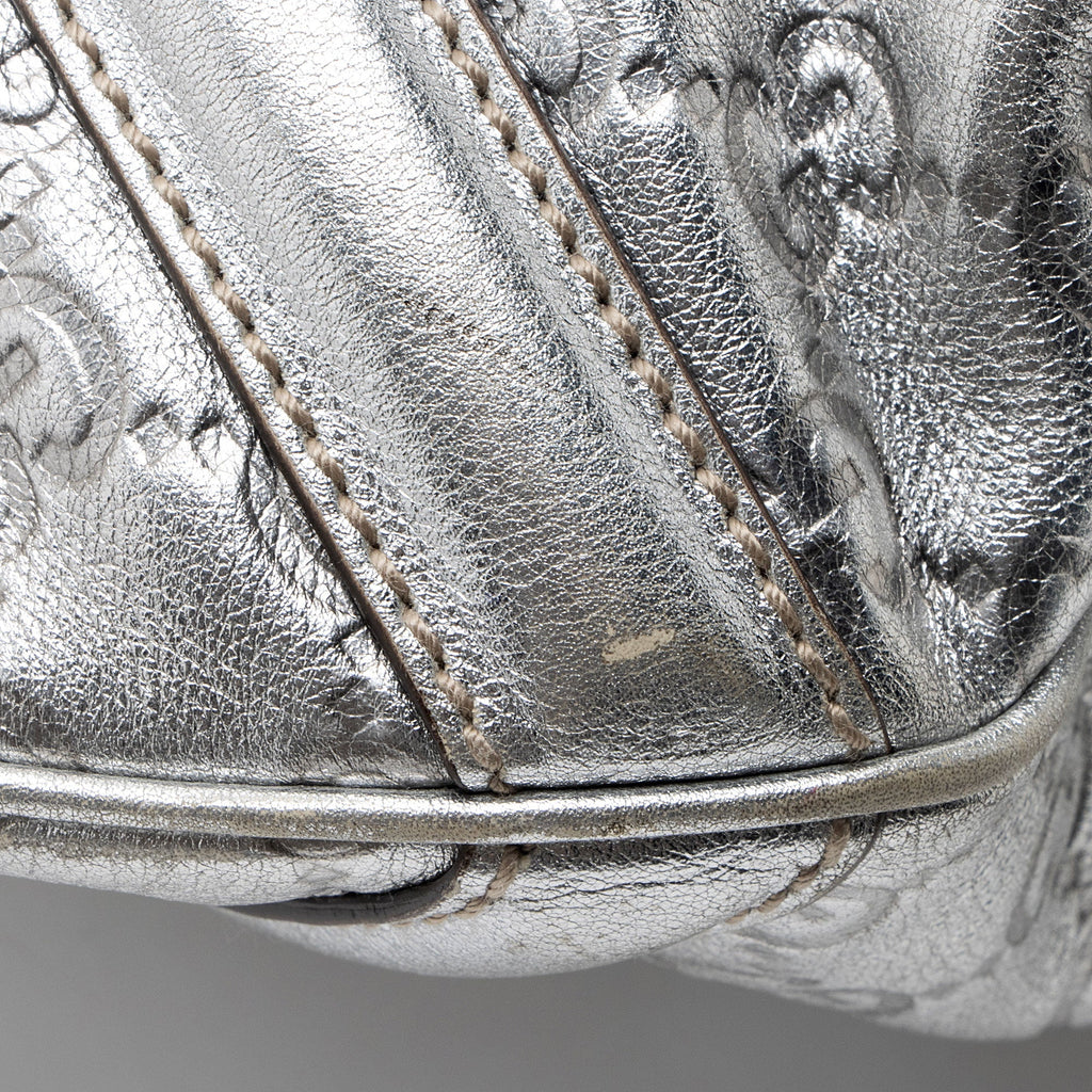 Gucci Metallic Guccissima Leather Britt Tote
