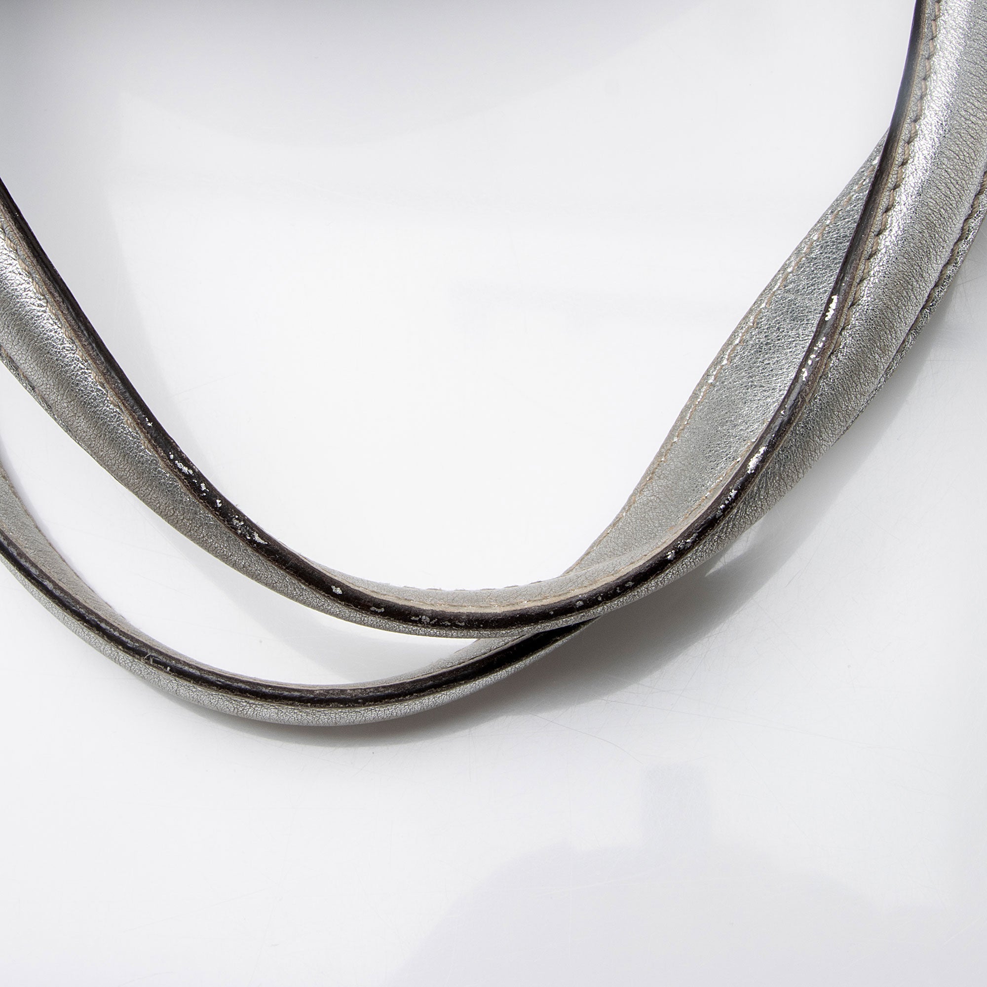Gucci Metallic Guccissima Leather Britt Tote