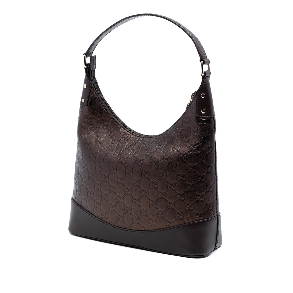 Gucci Metallic Guccissima Shoulder Bag