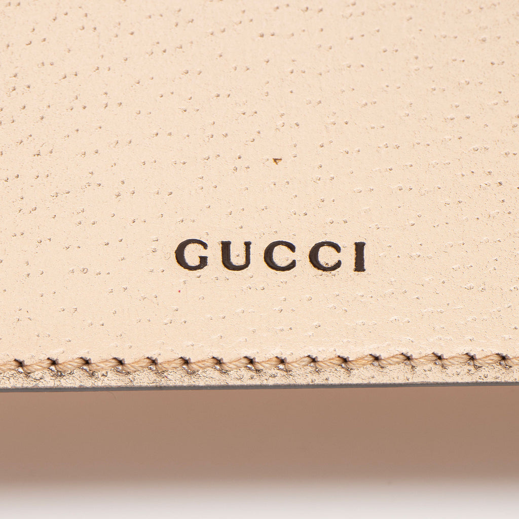 Gucci Metallic Leather Crystal Dionysus Medium E/W Shoulder Bag