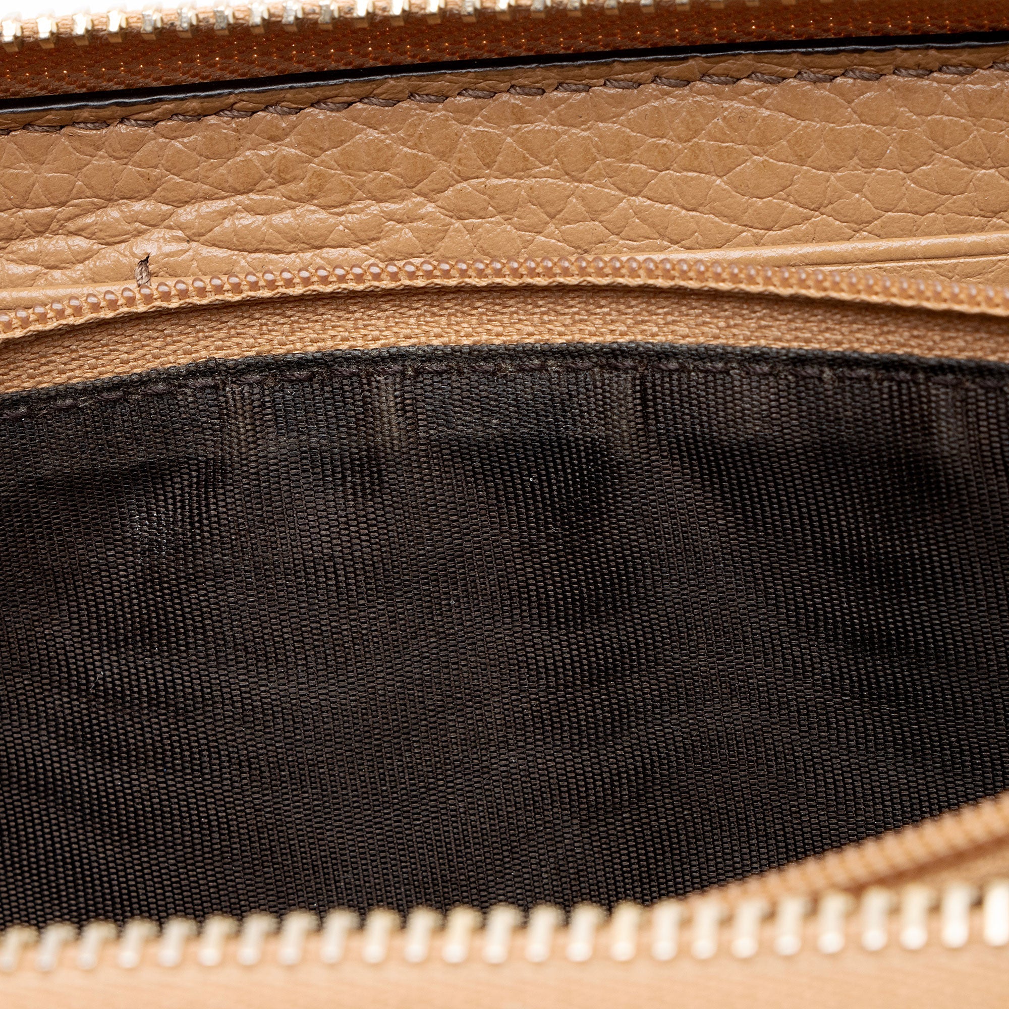 Gucci Leather Soho Zip Around Wallet