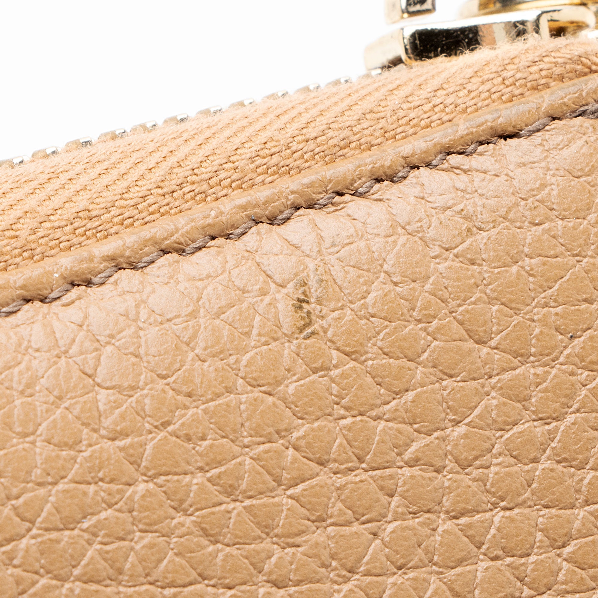 Gucci Leather Soho Zip Around Wallet