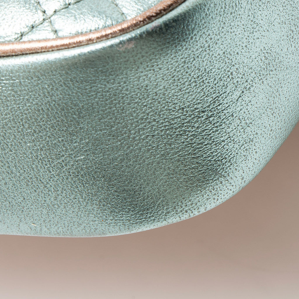 Gucci Metallic Quilted Leather Trapuntata Small Shoulder Bag