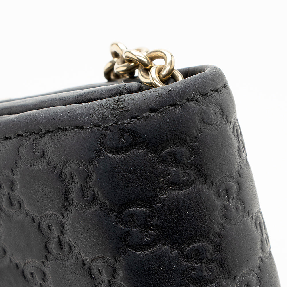 Gucci Micro Guccissima Leather Wallet on Chain Bag (SHF-19776)
