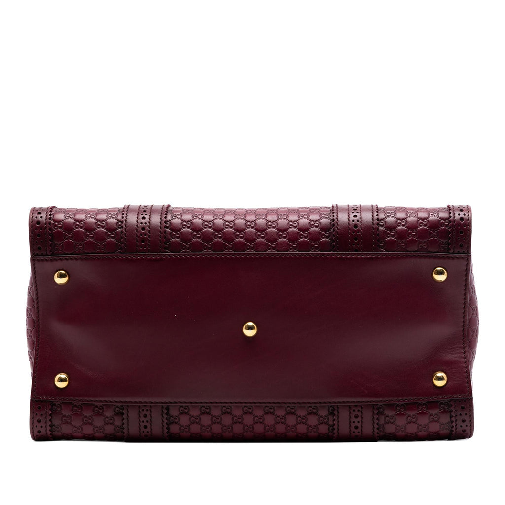 Gucci Microguccissima Brogue Duilio Boston Bag
