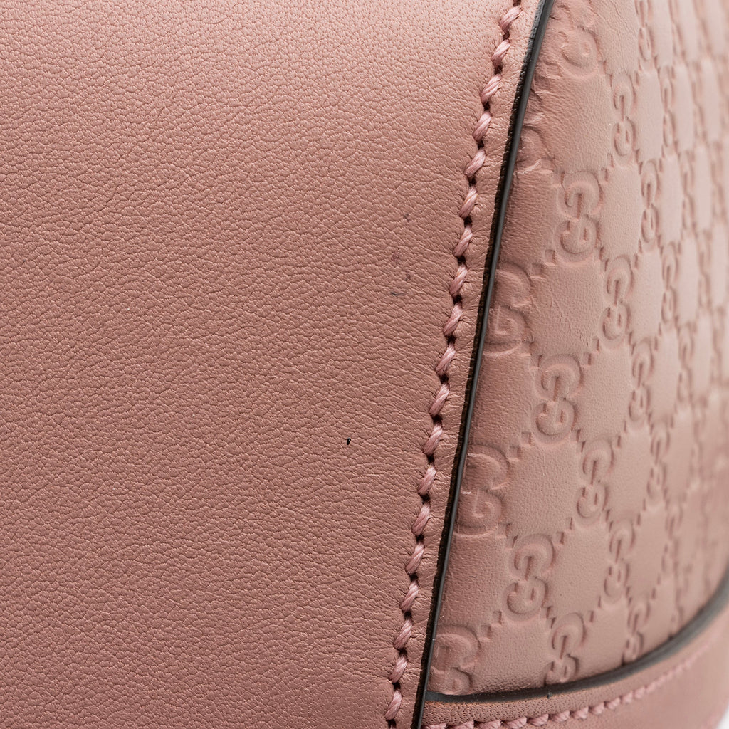 Gucci Microguccissima Leather Bree Small Satchel (SHF-22725)