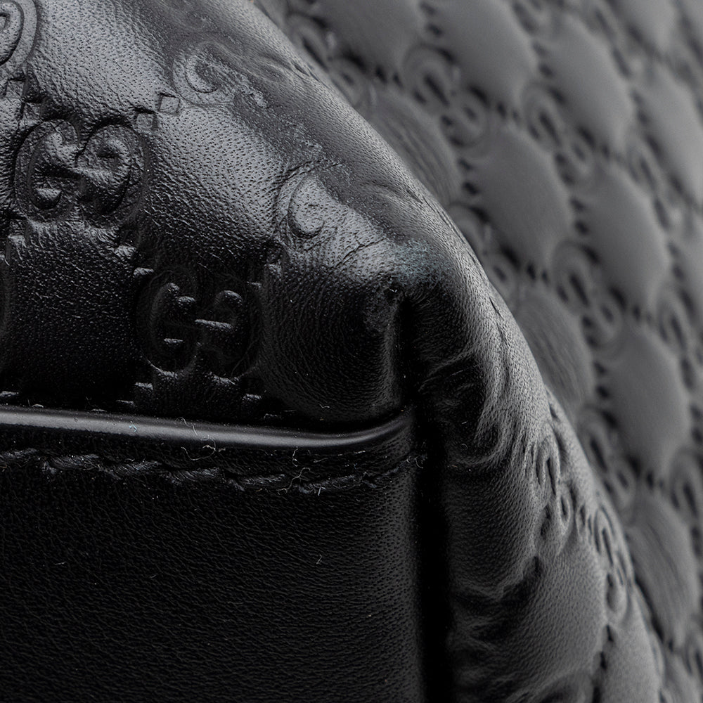 Gucci Microguccissima Leather Dome Large Satchel (SHF-19602)