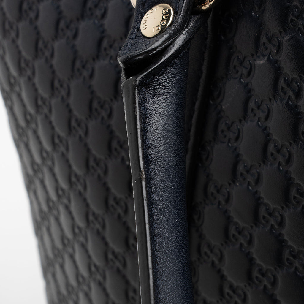 Gucci Microguccissima Leather Dome Medium Satchel (SHF-22740)