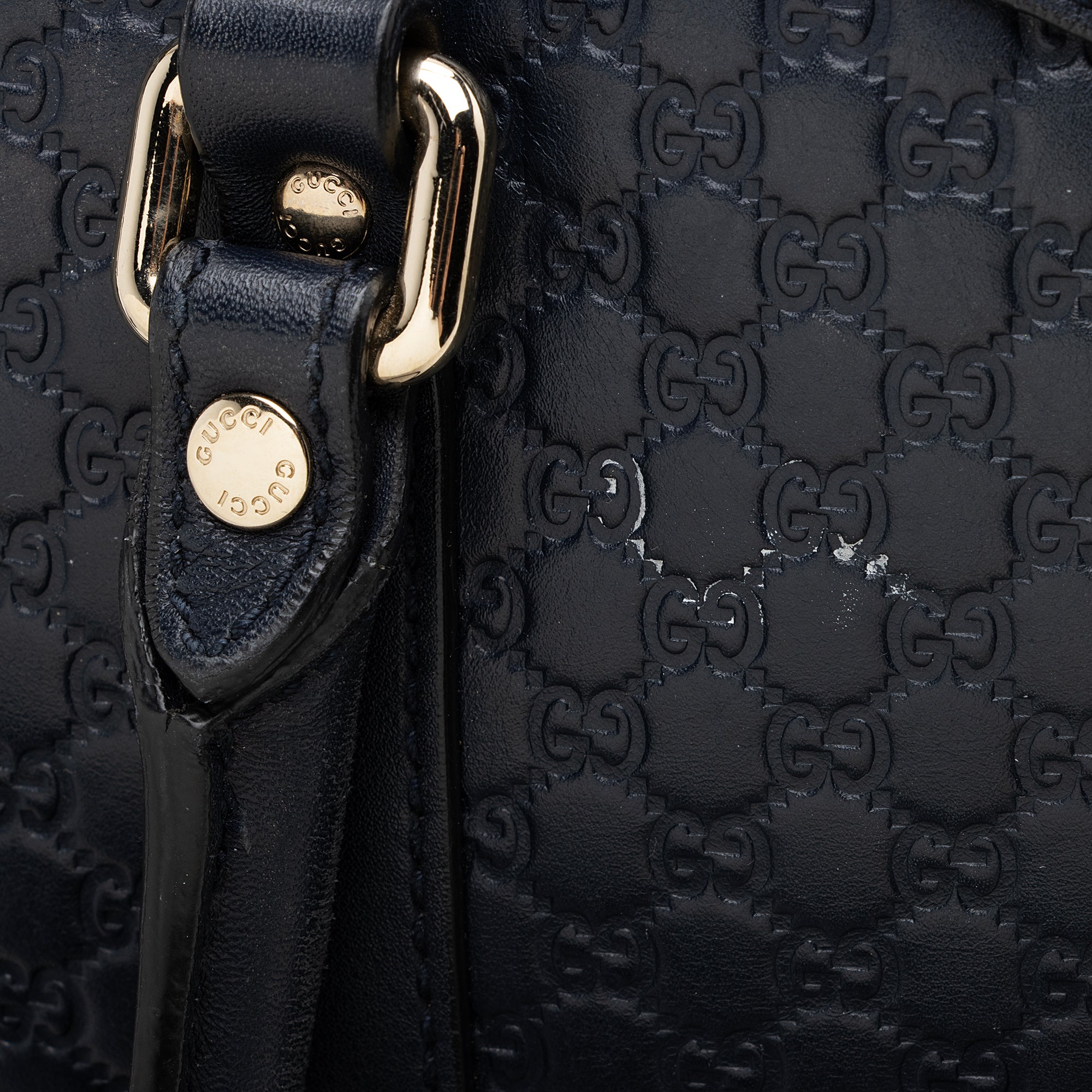 Gucci Microguccissima Leather Dome Medium Satchel (SHF-22740)