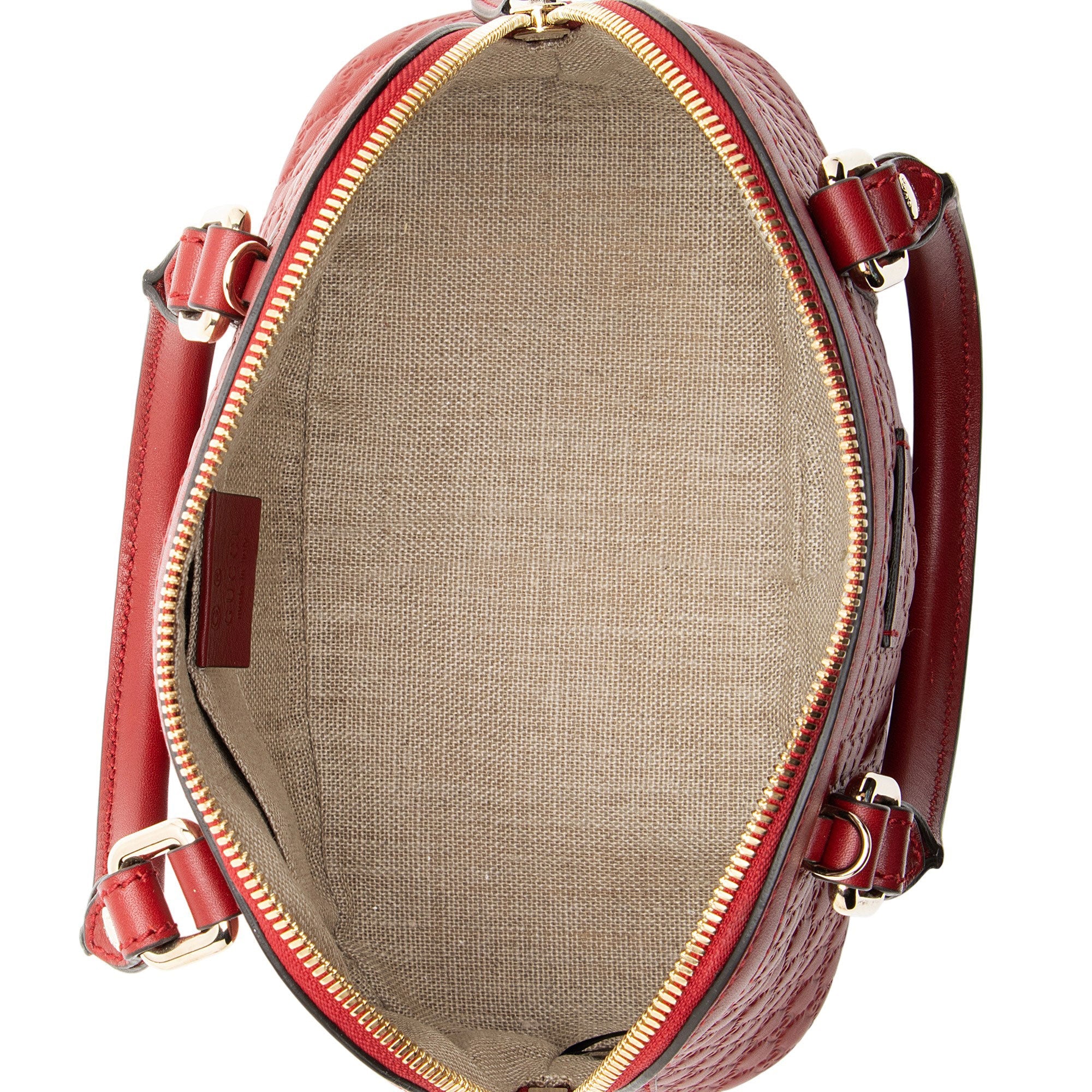 Gucci Microguccissima Leather Dome Small Satchel