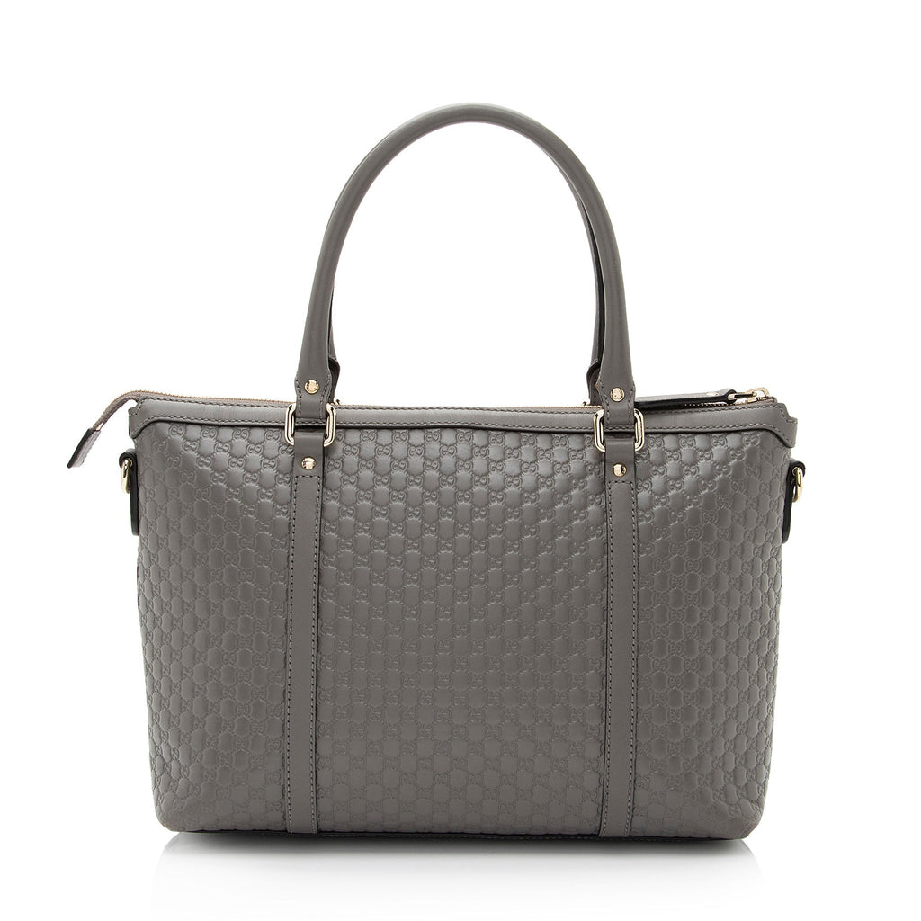 Gucci Microguccissima Leather Joy Small Zip Tote (SHF-KKh5Fm)