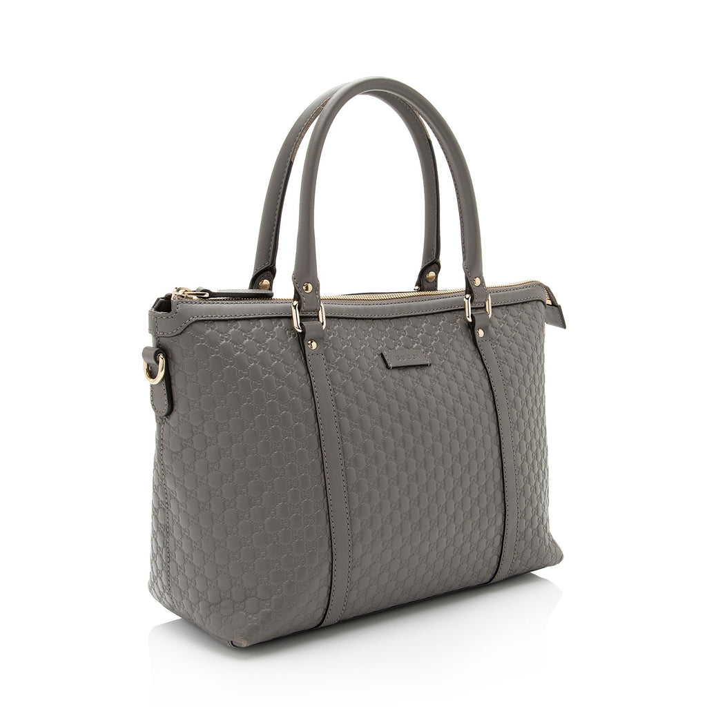 Gucci Microguccissima Leather Joy Small Zip Tote (SHF-KKh5Fm)