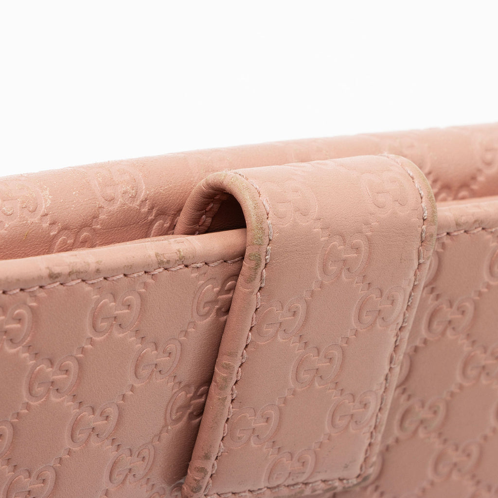 Gucci Microguccissima Leather Long Flap Wallet