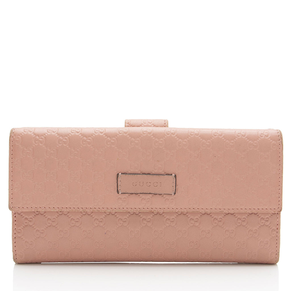 Gucci Microguccissima Leather Long Flap Wallet